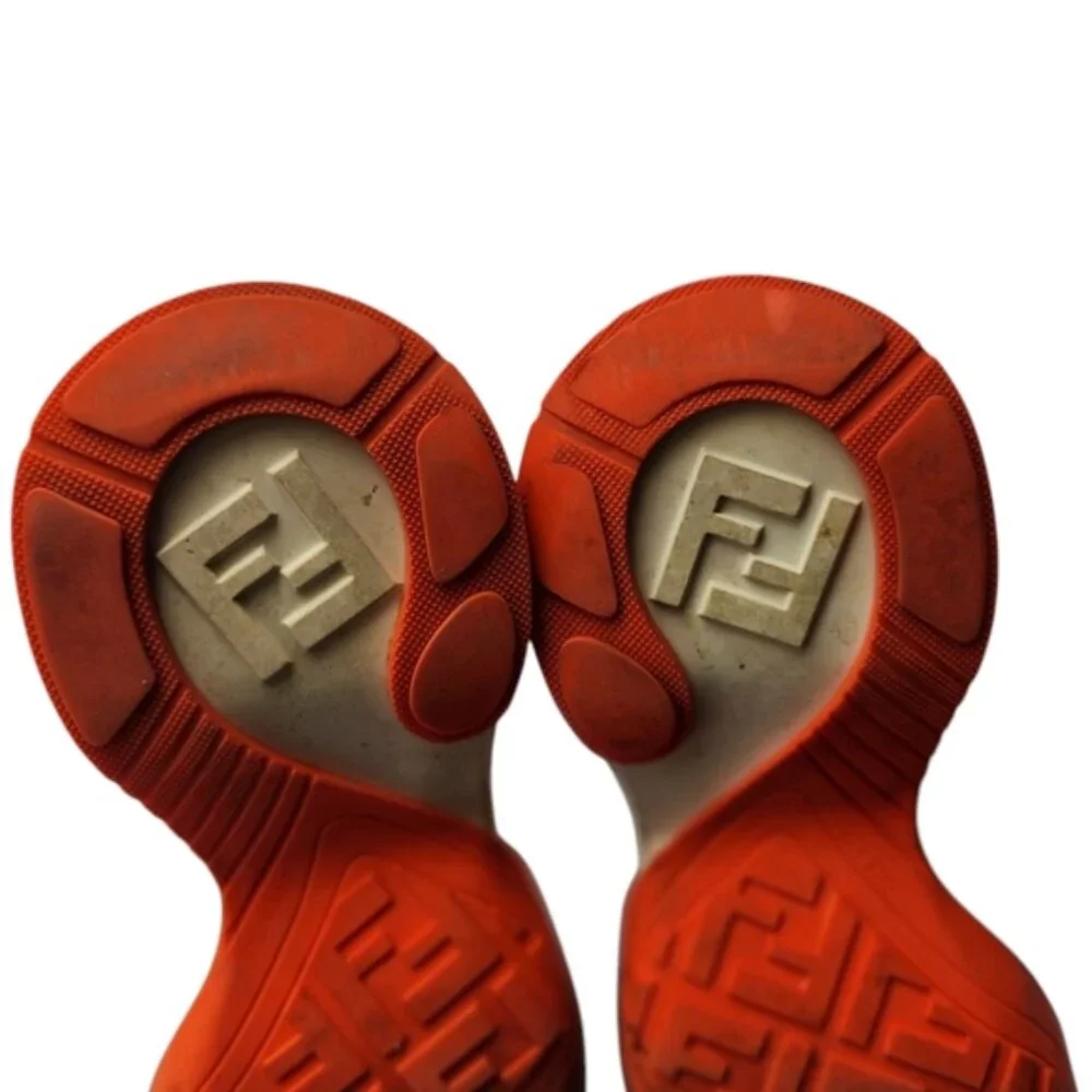 Fendi FFluid Sneakers Mid-Top High-Tech Jacquard - Picture 5 of 16